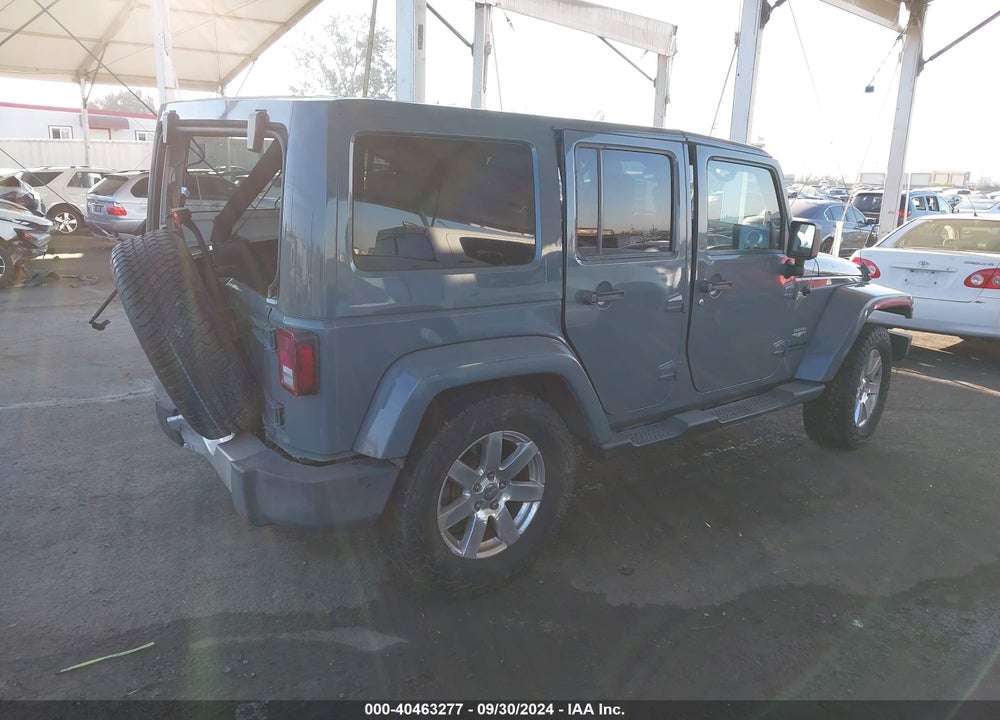 2014 JEEP WRANGLER UNLIMITED SAHARA VIN: 1C4BJWEG0EL128887