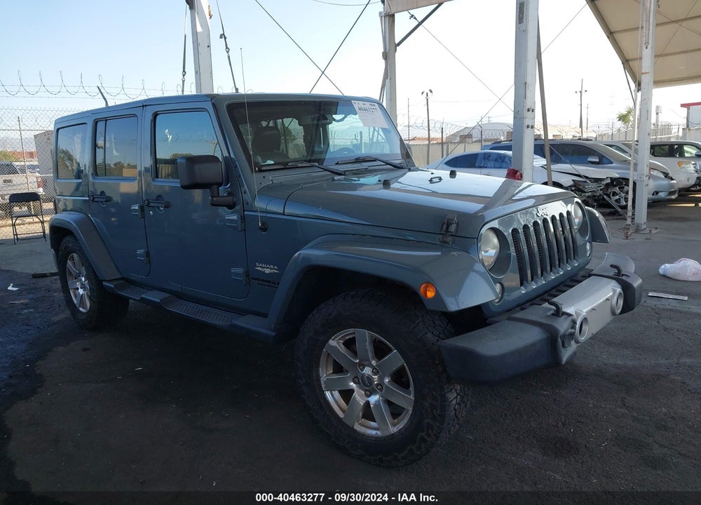 2014 JEEP WRANGLER UNLIMITED SAHARA VIN: 1C4BJWEG0EL128887