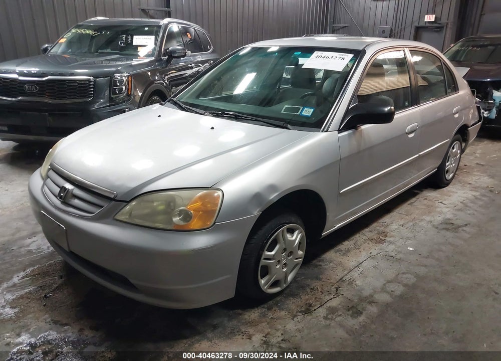 2002 HONDA CIVIC LX VIN: 2HGES16582H561555