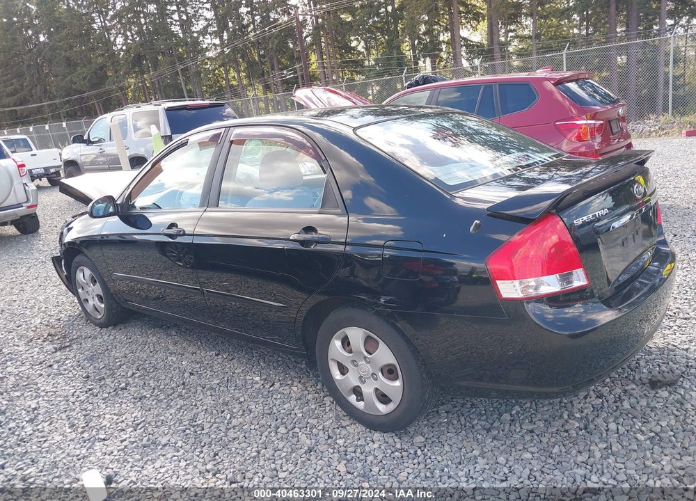 2009 KIA SPECTRA EX VIN: KNAFE221195595788