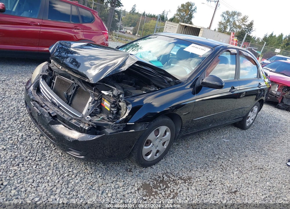 2009 KIA SPECTRA EX VIN: KNAFE221195595788