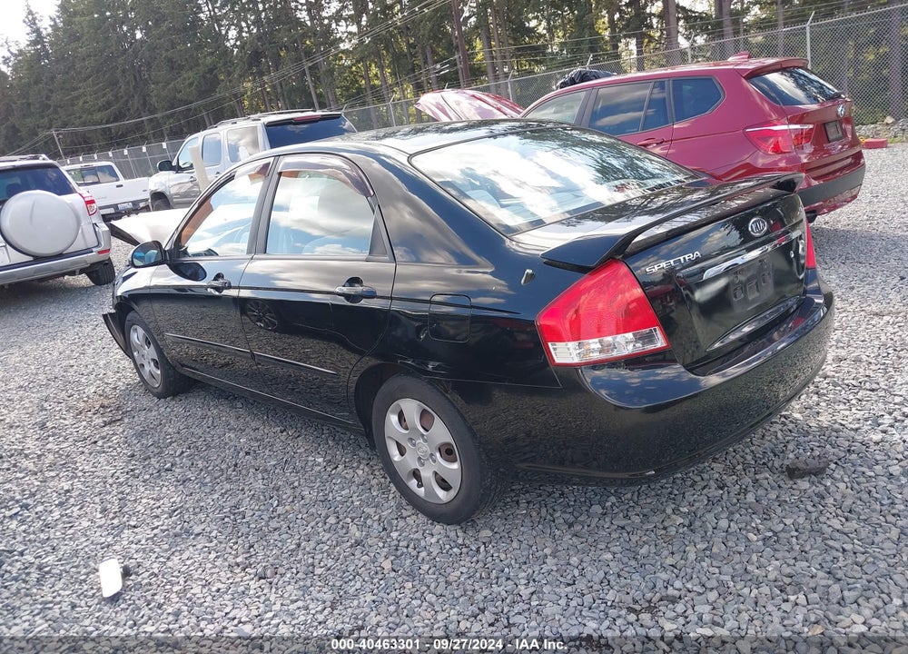 2009 KIA SPECTRA EX VIN: KNAFE221195595788