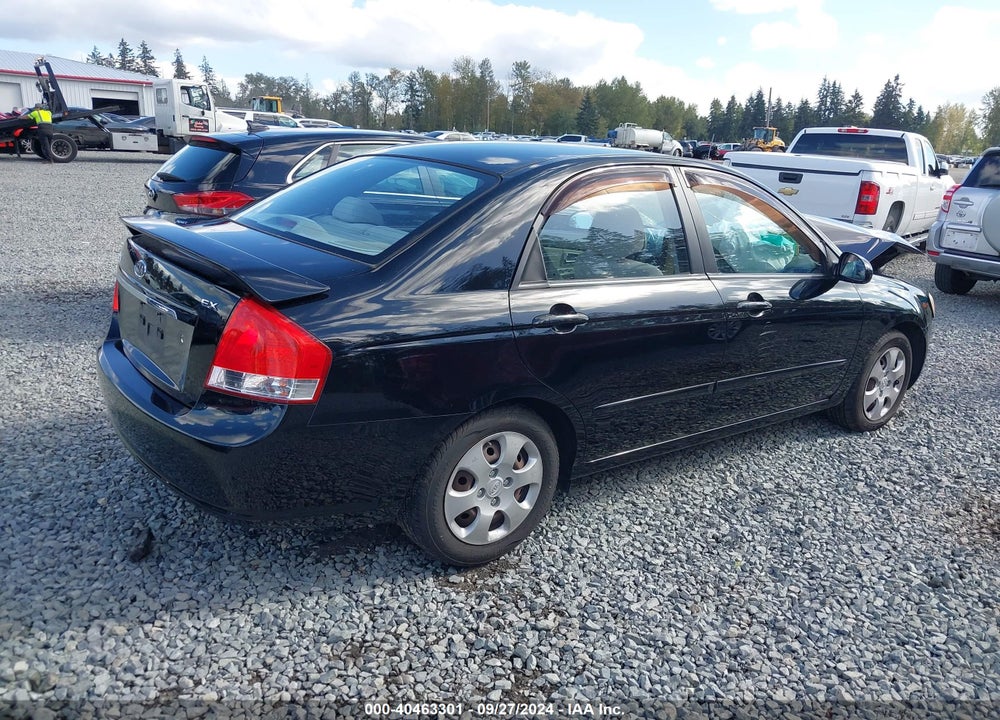 2009 KIA SPECTRA EX VIN: KNAFE221195595788