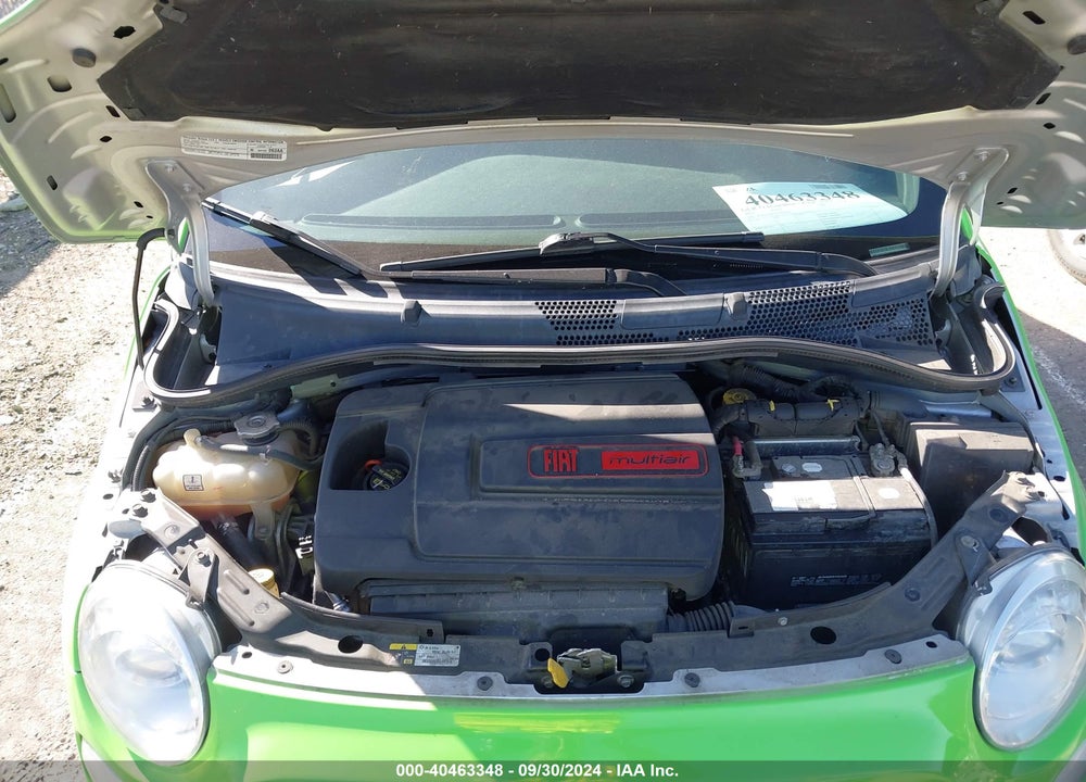 2013 FIAT 500 VIN: 3C3CFFBR2DT690034