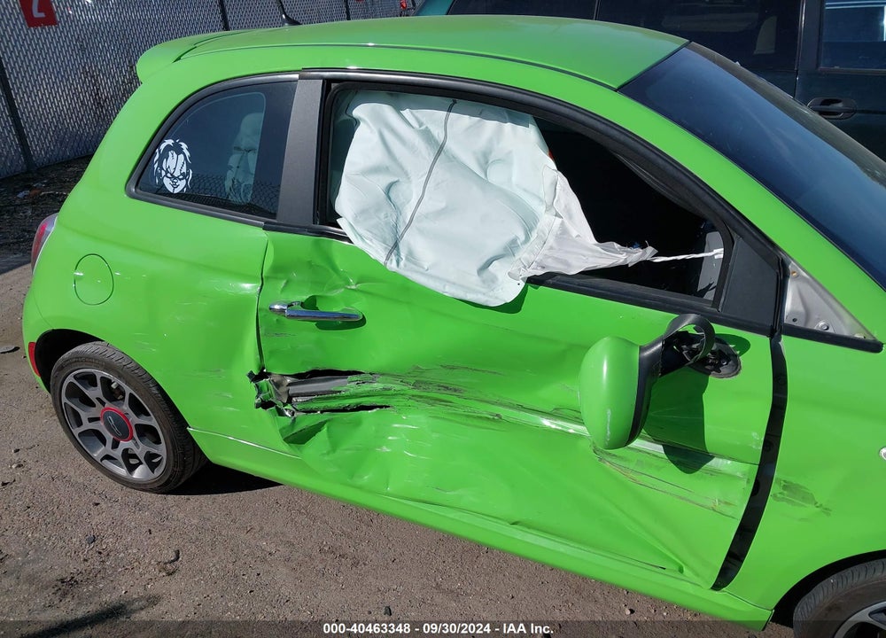 2013 FIAT 500 VIN: 3C3CFFBR2DT690034