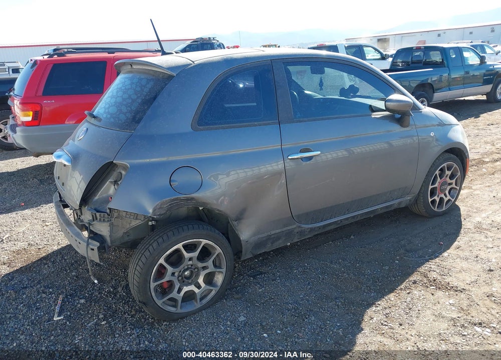 2013 FIAT 500 SPORT VIN: 3C3CFFBR7DT513074