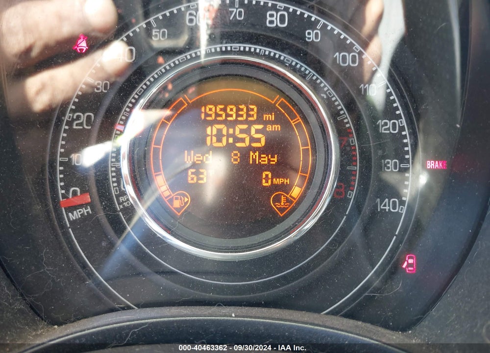 2013 FIAT 500 SPORT VIN: 3C3CFFBR7DT513074