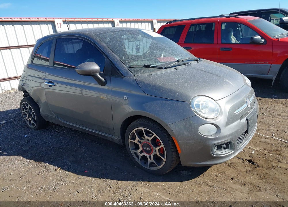 2013 FIAT 500 SPORT VIN: 3C3CFFBR7DT513074