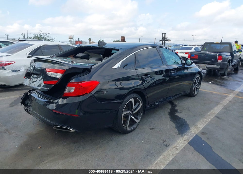 2019 HONDA ACCORD SPORT VIN: 1HGCV1F3XKA158804