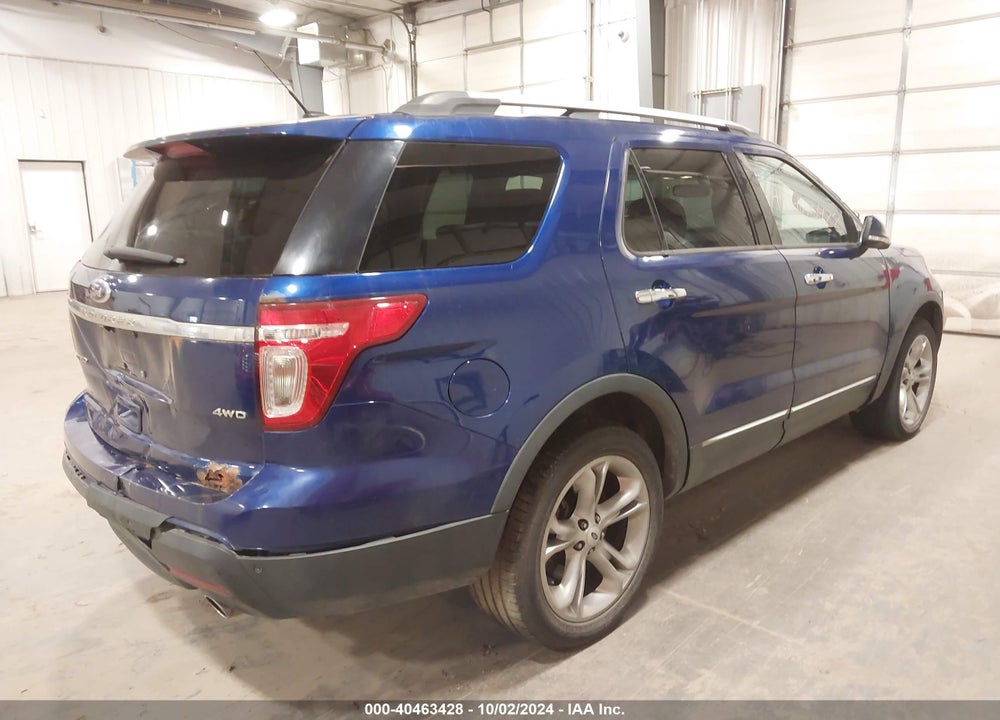 2013 FORD EXPLORER LIMITED VIN: 1FM5K8F88DGC71635