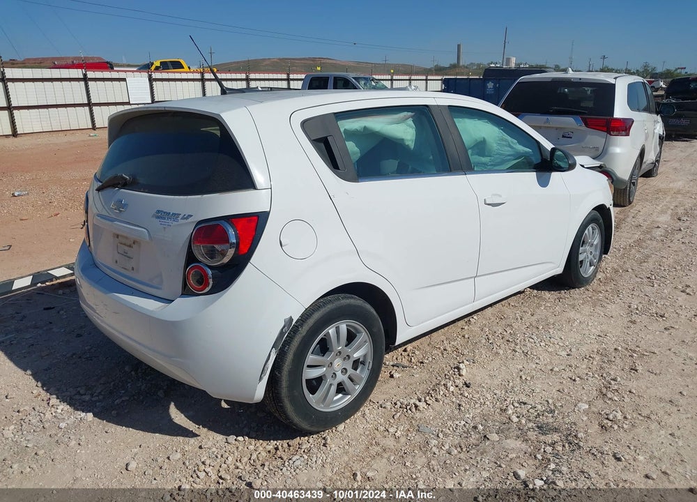 2012 CHEVROLET SONIC VIN: 1G1JC6SH1C4102124