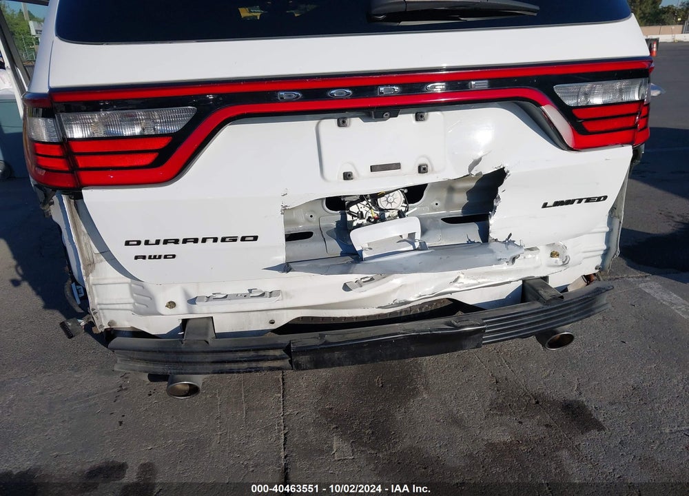 2015 DODGE DURANGO LIMITED VIN: 1C4RDJDG9FC886027