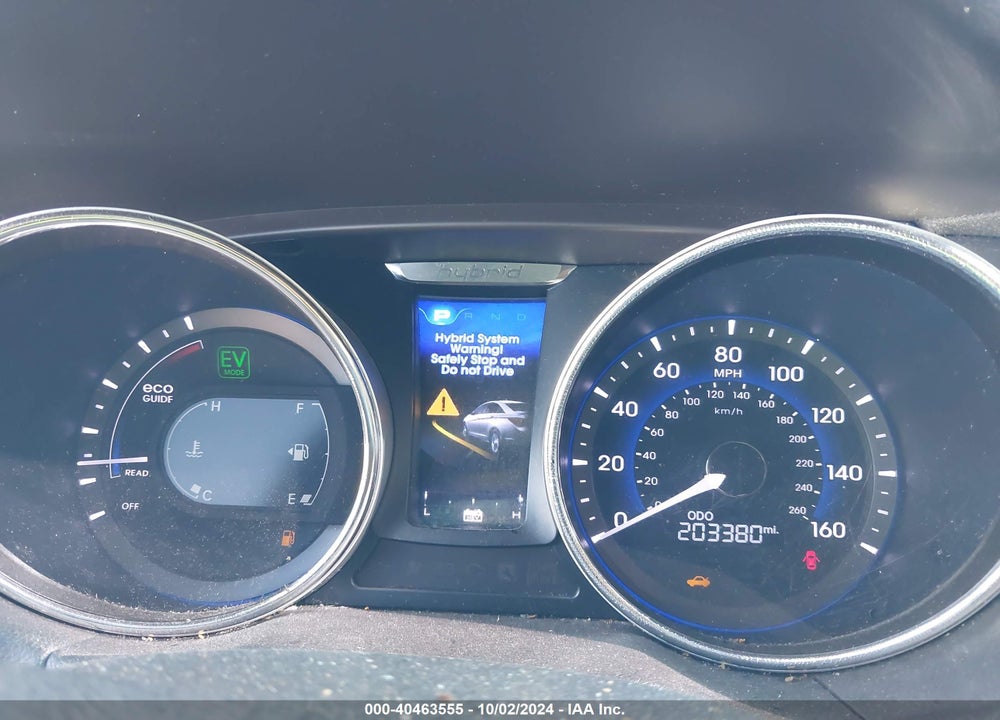 2012 HYUNDAI SONATA HYBRID VIN: KMHEC4A49CA054252