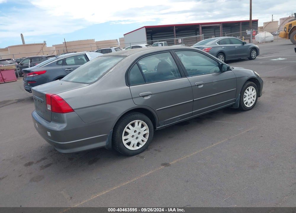 2005 HONDA CIVIC LX VIN: 2HGES16515H603438