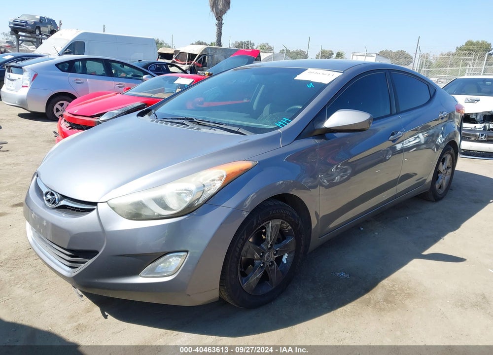 2012 HYUNDAI ELANTRA GLS VIN: 5NPDH4AE5CH090121