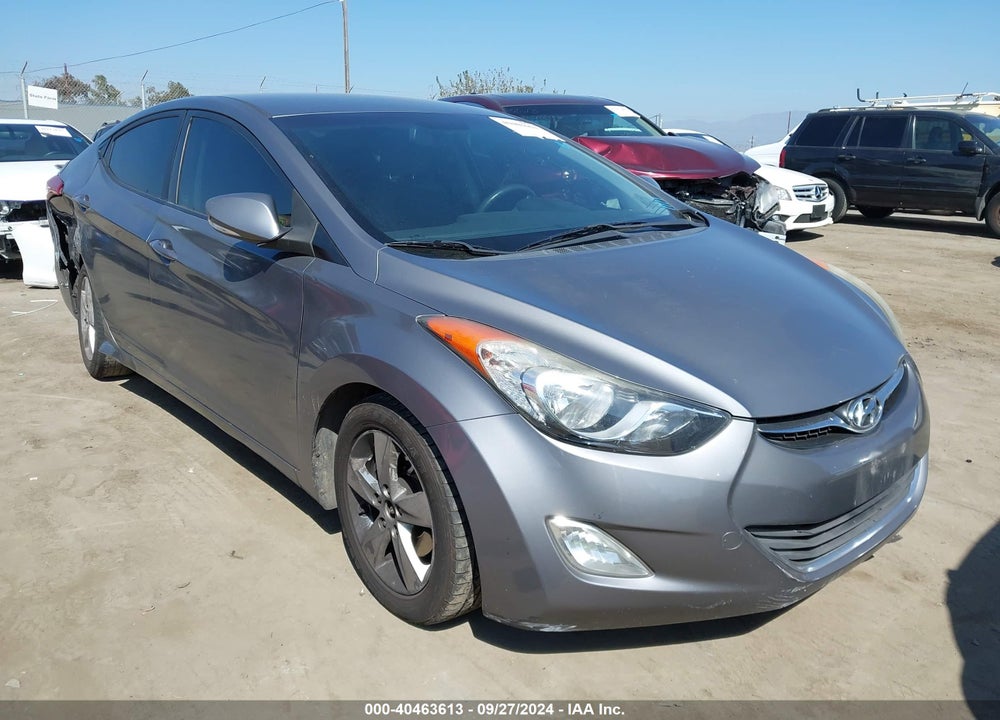 2012 HYUNDAI ELANTRA GLS VIN: 5NPDH4AE5CH090121