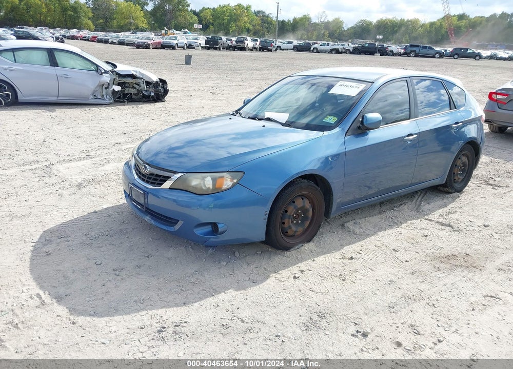 2009 SUBARU IMPREZA 2.5I VIN: JF1GH61619H812828