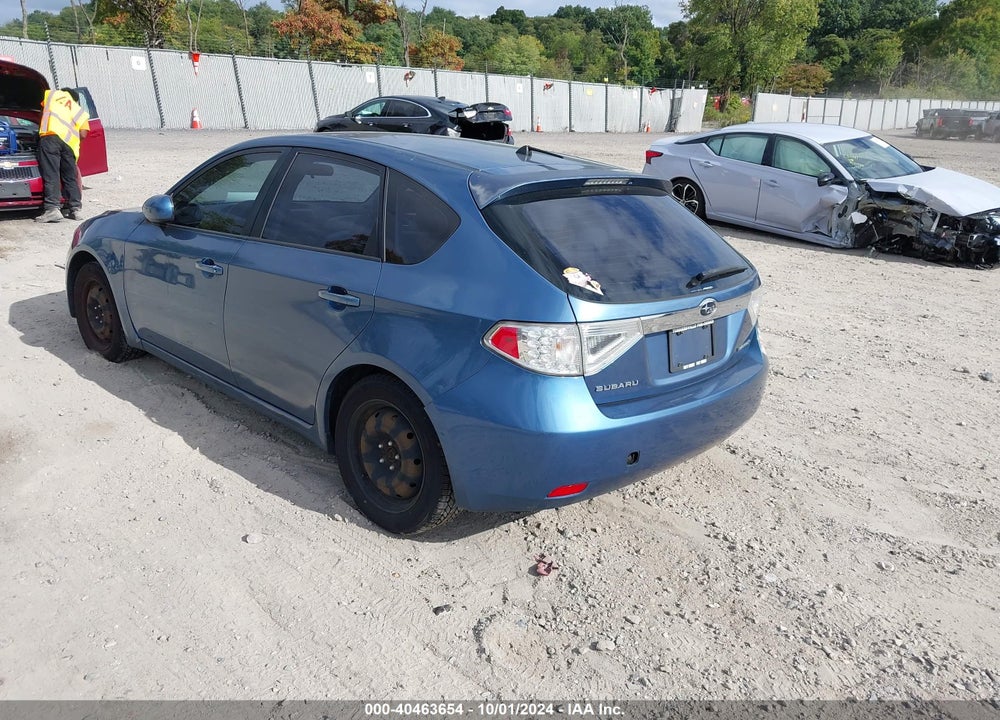 2009 SUBARU IMPREZA 2.5I VIN: JF1GH61619H812828