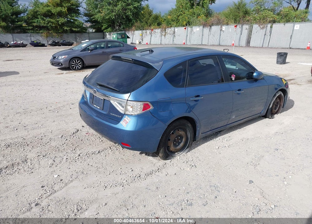 2009 SUBARU IMPREZA 2.5I VIN: JF1GH61619H812828