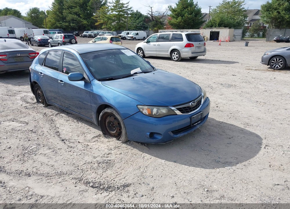 2009 SUBARU IMPREZA 2.5I VIN: JF1GH61619H812828