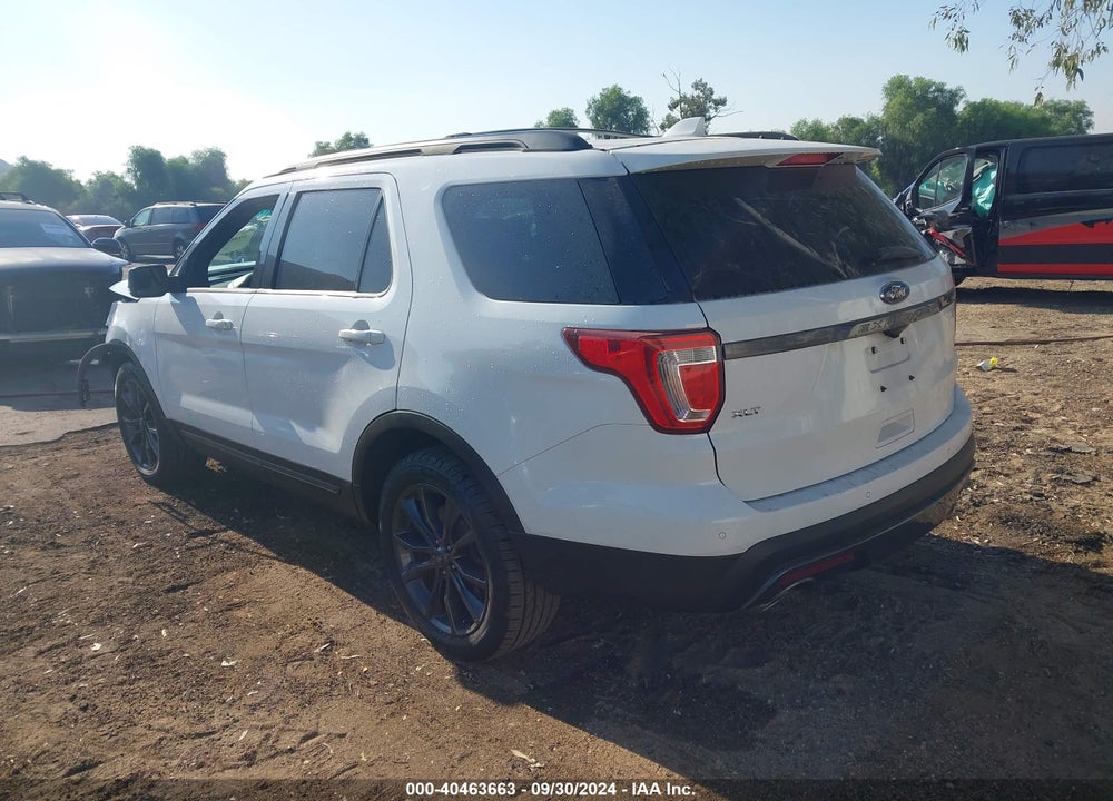 2017 FORD EXPLORER XLT VIN: 1FM5K7D89HGB79601