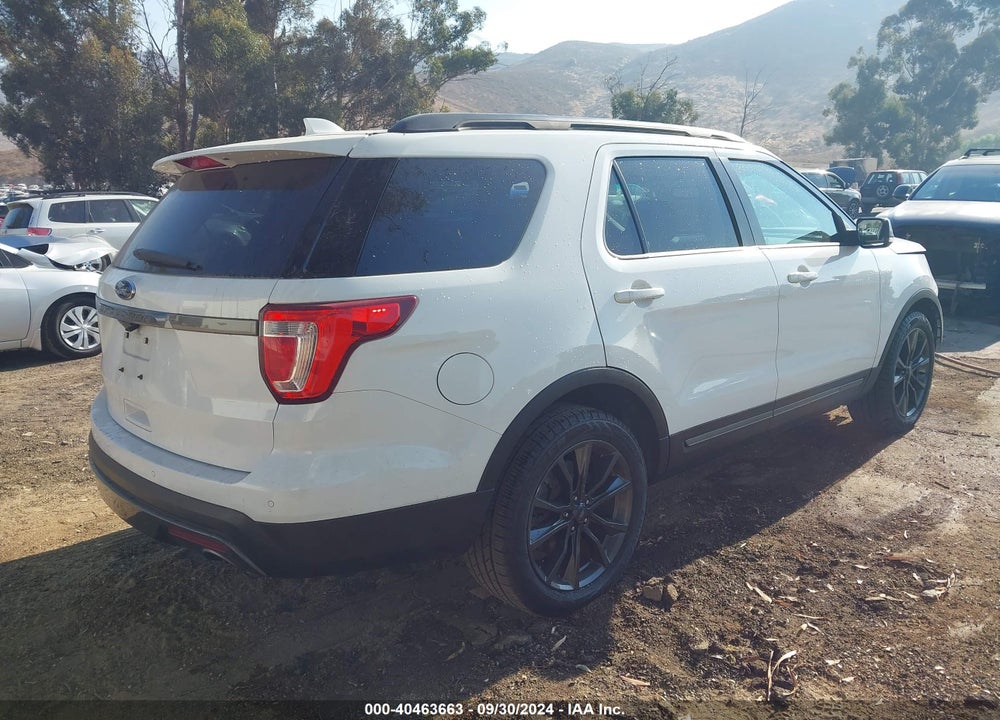 2017 FORD EXPLORER XLT VIN: 1FM5K7D89HGB79601