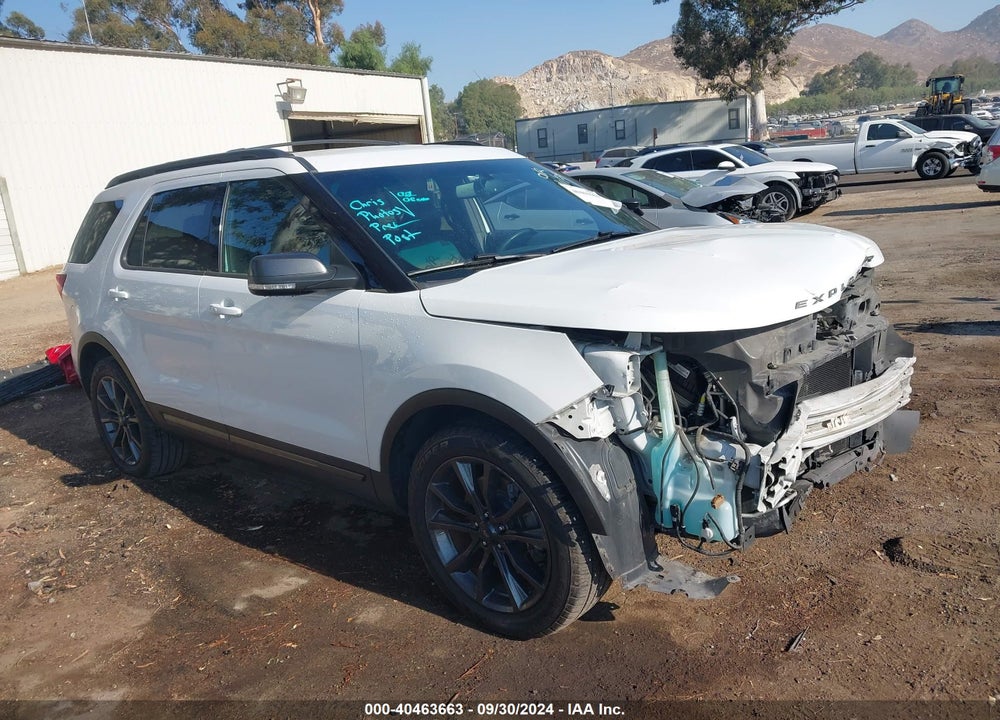 2017 FORD EXPLORER XLT VIN: 1FM5K7D89HGB79601