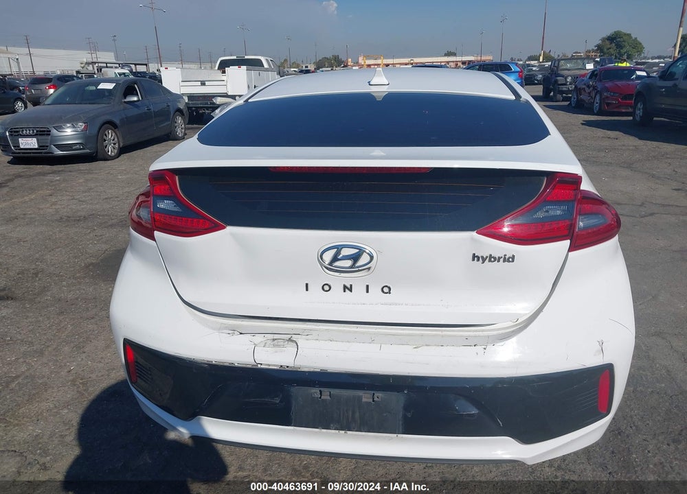 2017 HYUNDAI IONIQ HYBRID SEL VIN: KMHC75LC5HU046693