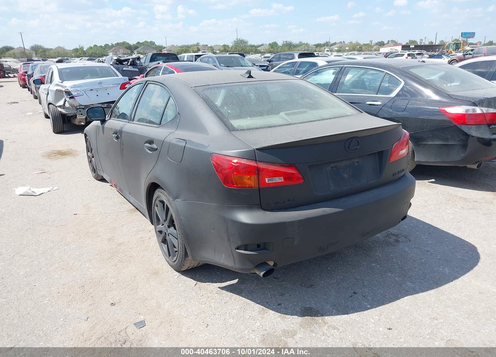 2008 LEXUS IS 250 VIN: JTHBK262082064965