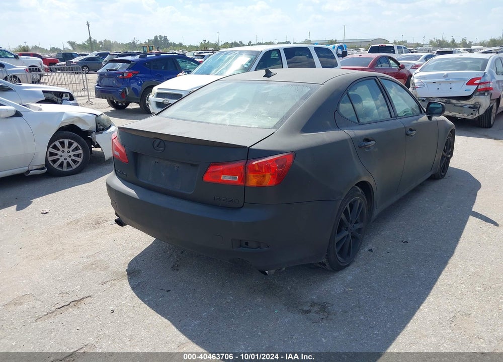2008 LEXUS IS 250 VIN: JTHBK262082064965