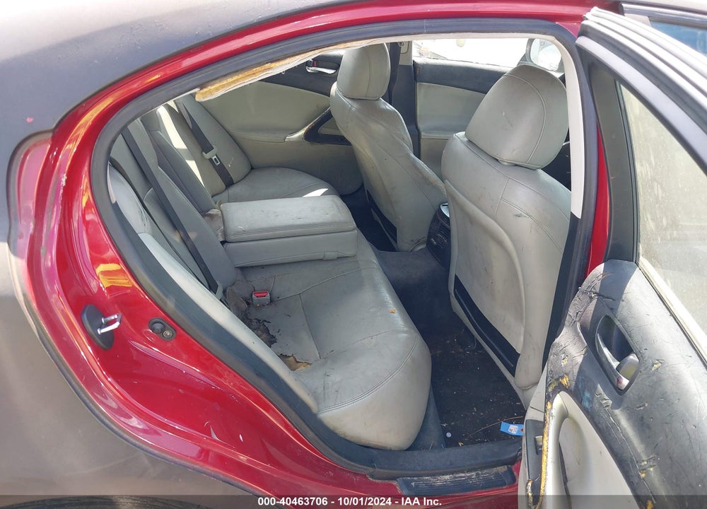 2008 LEXUS IS 250 VIN: JTHBK262082064965