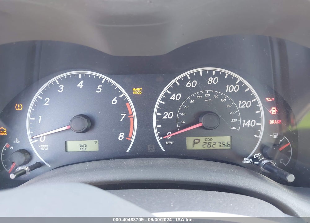 2010 TOYOTA COROLLA LE VIN: 1NXBU4EEXAZ294831