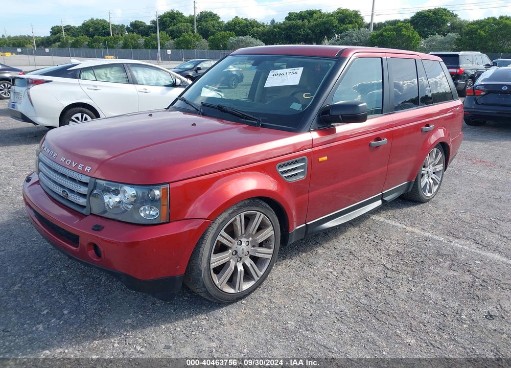 2008 LAND ROVER RANGE ROVER SPORT SUPERCHARGED VIN: SALSH23488A142848