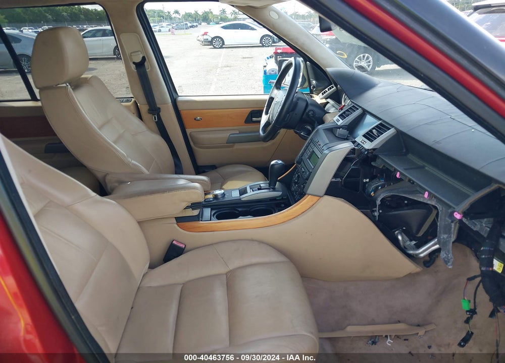 2008 LAND ROVER RANGE ROVER SPORT SUPERCHARGED VIN: SALSH23488A142848