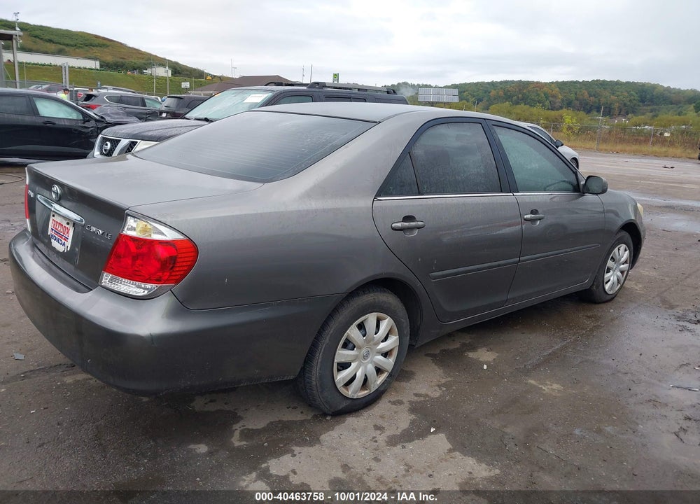 2006 TOYOTA CAMRY LE VIN: 4T1BE32K96U664627