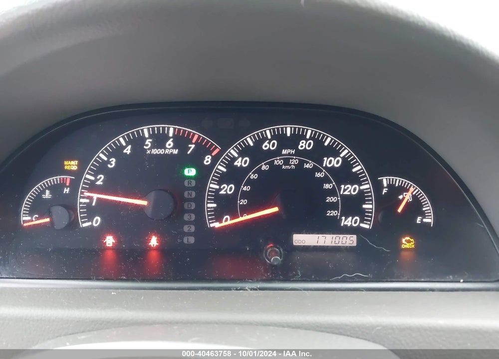 2006 TOYOTA CAMRY LE VIN: 4T1BE32K96U664627
