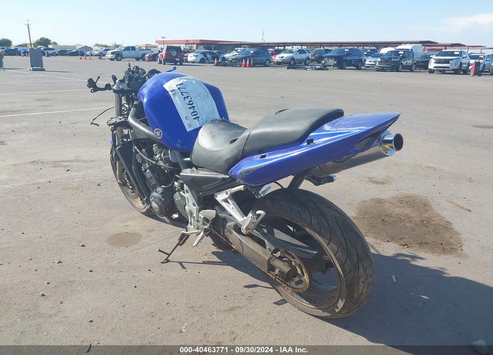 2005 YAMAHA FZS10 VIN: JYARN07E25A011184
