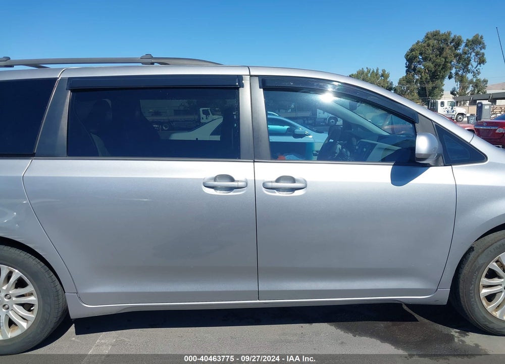 2012 TOYOTA SIENNA XLE V6 8 PASSENGER VIN: 5TDYK3DC7CS250274