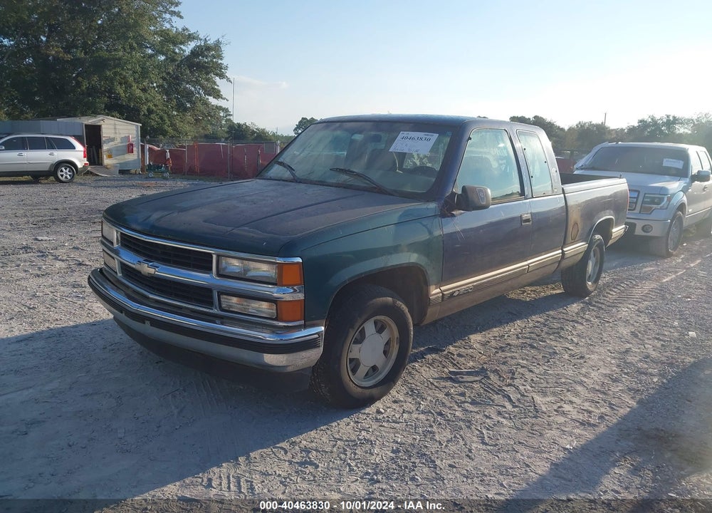 1998 CHEVROLET C1500 FLEETSIDE VIN: 2GCEC19M8W1119596