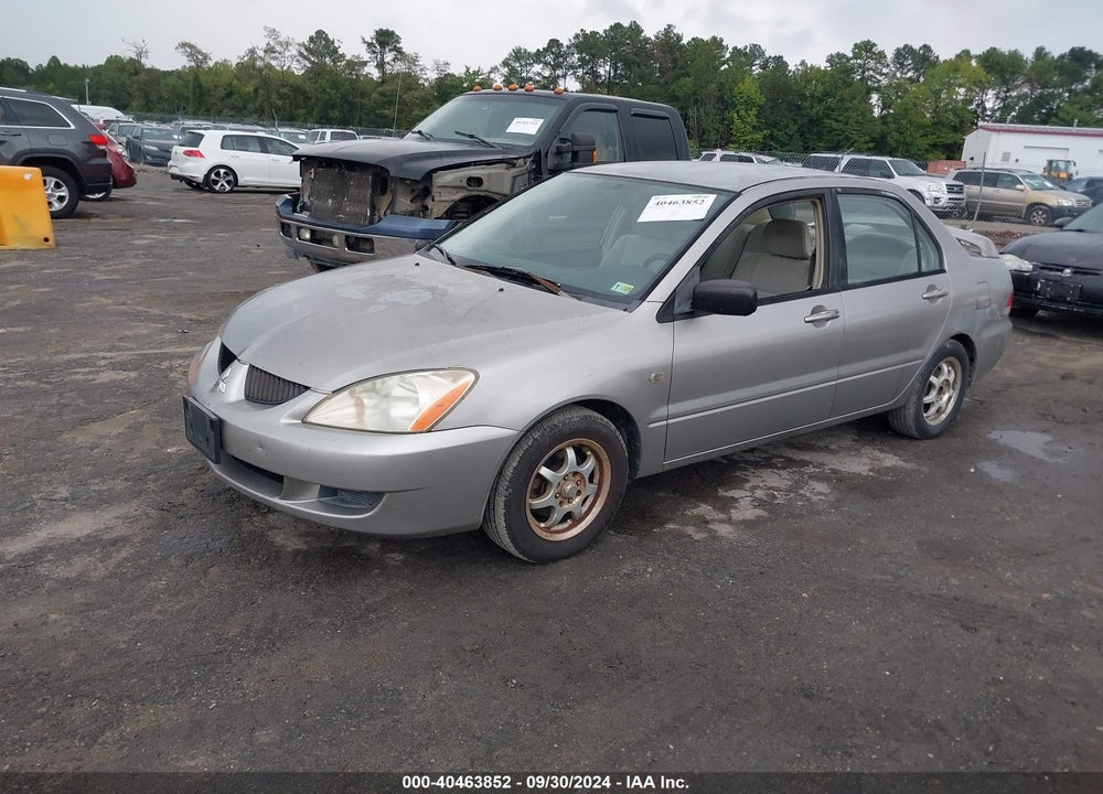 2004 MITSUBISHI LANCER ES VIN: JA3AJ26E44U066872