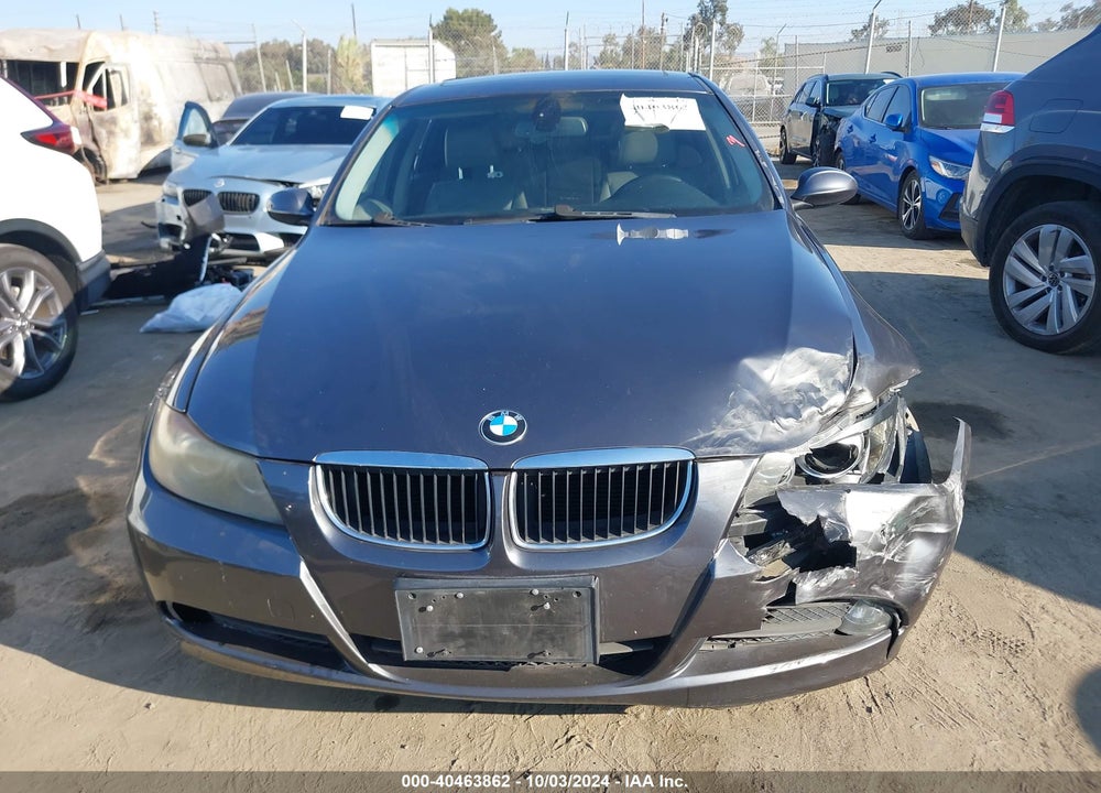 2007 BMW 328I VIN: WBAVA37567NL15787