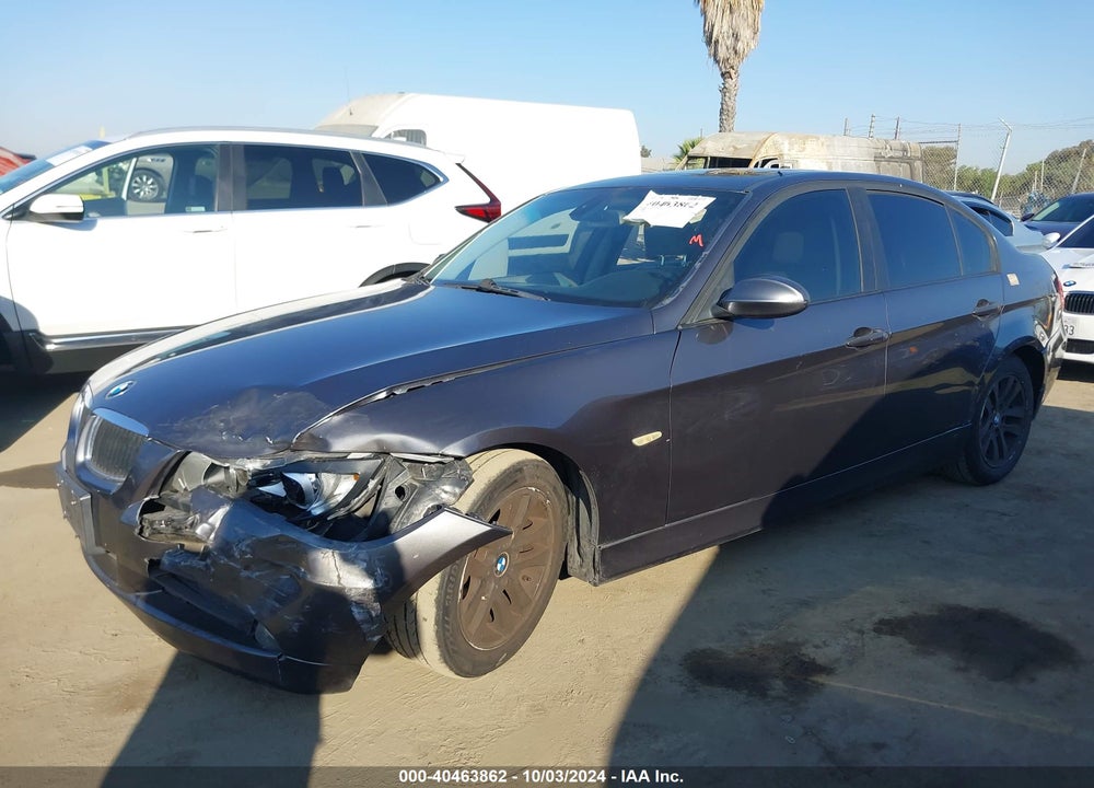 2007 BMW 328I VIN: WBAVA37567NL15787
