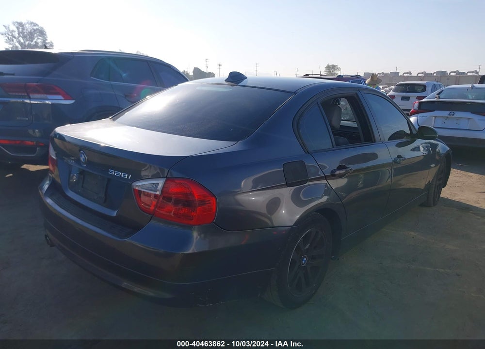 2007 BMW 328I VIN: WBAVA37567NL15787