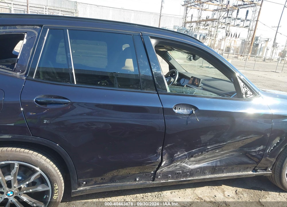 2022 BMW X3 SDRIVE30I VIN: 5UX43DP0XN9M21442