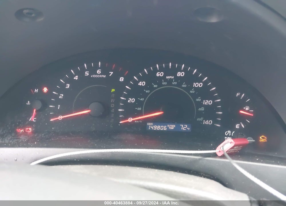 2007 TOYOTA CAMRY LE VIN: 4T1BE46K77U107989