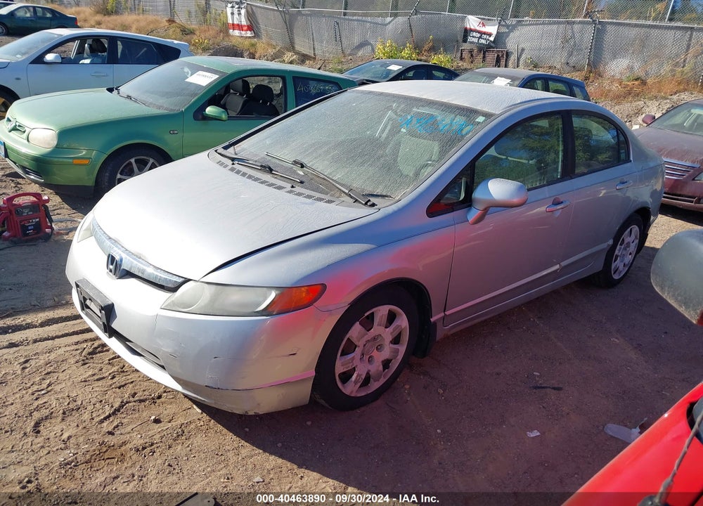 2008 HONDA CIVIC LX VIN: 1HGFA16518L000987