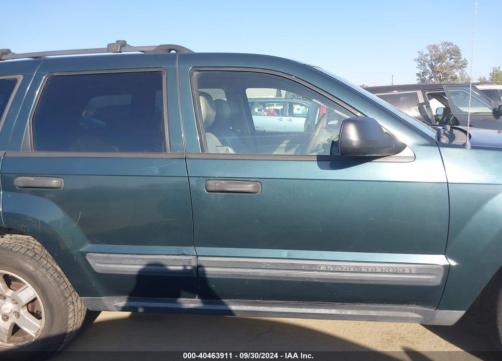 2005 JEEP GRAND CHEROKEE LAREDO VIN: 1J4GR48K55C514623