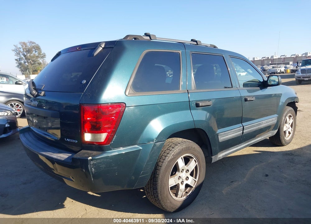 2005 JEEP GRAND CHEROKEE LAREDO VIN: 1J4GR48K55C514623