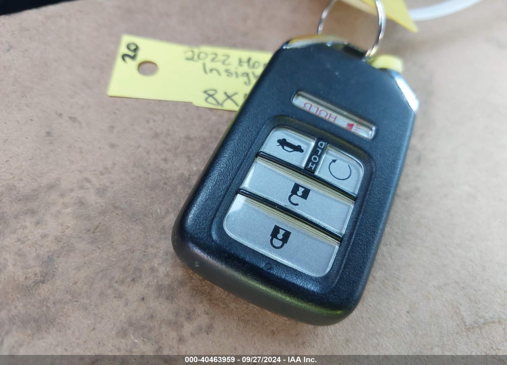 2022 HONDA INSIGHT TOURING VIN: 19XZE4F99NE001720
