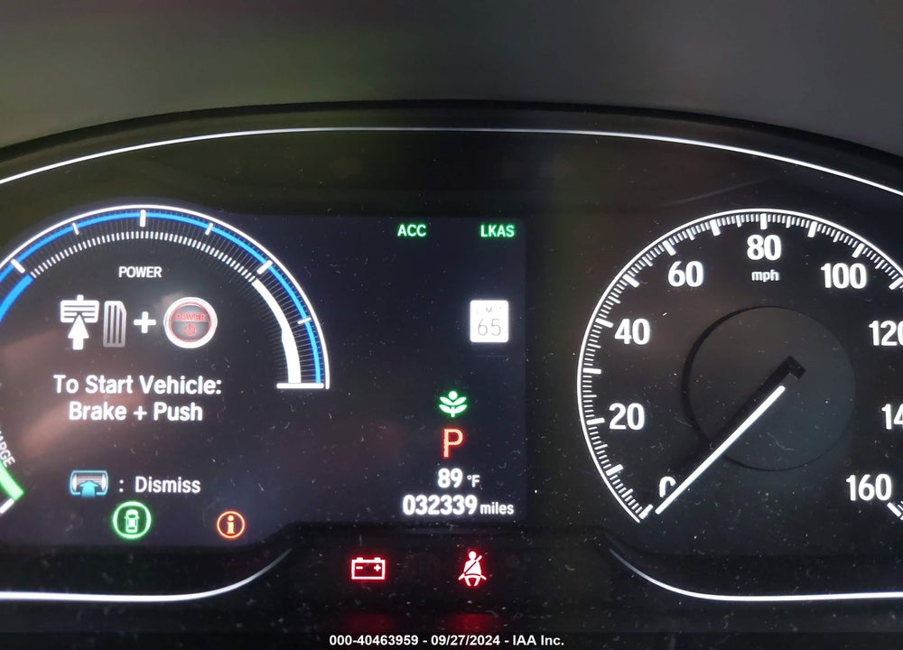 2022 HONDA INSIGHT TOURING VIN: 19XZE4F99NE001720